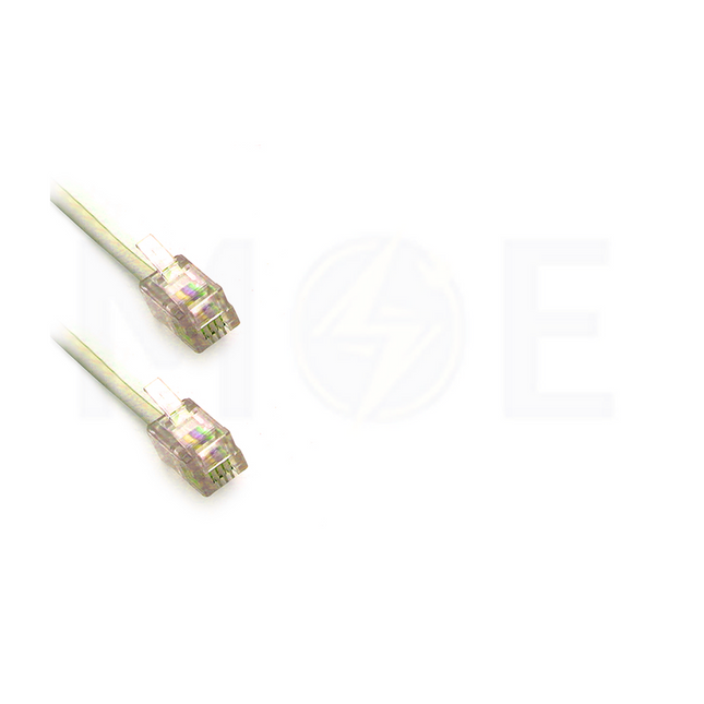 Telephone Handset Cord RJ9 to RJ9 Beige 4P4C 5mt | HME-002