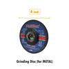Philflex Abrasive Metal Grinding Disc 100x6x16mm | A30Q-BF