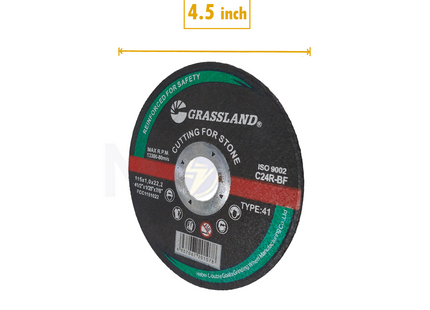 GrassLand Abrasive Stone Cutting Disc 115x1x22.2mm | C24R-BF