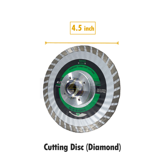 Toyo Diamond Turbo Dry Cutting Disc 115xx16mm