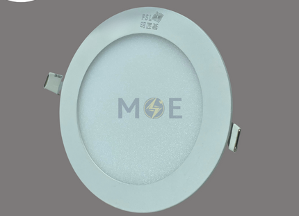 FSL LED Downlight/ Panel Light White Ceiling Flush Mounted Circular Warmwhite 3000K 13.5cm 10W | سبوت ليد مدور مخفي ابيض ورم وايت