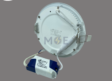 FSL LED Downlight/ Panel Light White Ceiling Flush Mounted Circular Warmwhite 3000K 13.5cm 10W | سبوت ليد مدور مخفي ابيض ورم وايت