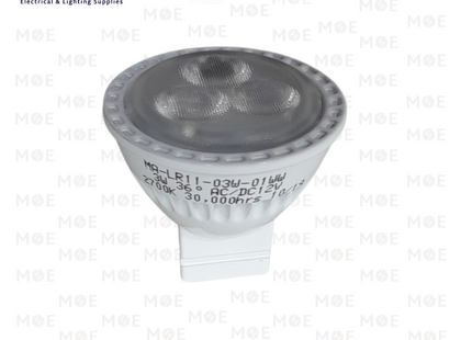 Bright LED Spot Lamp WarmWhite GU4 MR11 3W DC 12V | | لمبة سبوت ليد ورم وايت