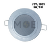 Honeywell Recessed Ceiling Speaker Silver 70V100V 3W6W 3.3inch (8.5cm) Cut-Out  L-PC سبيكر مدور مخفي فضيP06A