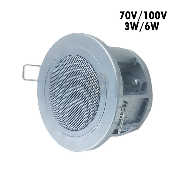 Honeywell Recessed Ceiling Speaker Silver 70V100V 3W6W 3.3inch (8.5cm) Cut-Out  L-PC سبيكر مدور مخفي فضيP06A