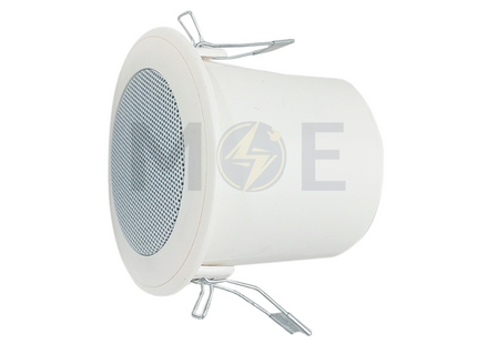 L-Frank Recessed Ceiling Speaker White 100V 6W 2.8inch (7.2cm) Cut-Out  HSR161TH سبيكر مدور مخفي ابيض