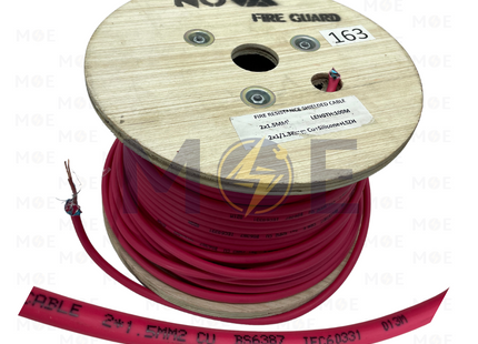 Nova Fire Resistant CU Cable Flexible | FRG 2x1.5mm | كابل حريق مبروم شعري احمر