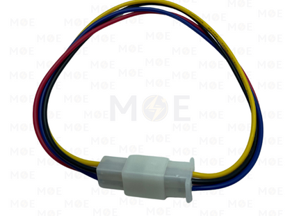 Power Wire Harness / Cable Harness 4Pin Plug Male-Female 28cm | فيشة شك انتاية و دكر مع قفل و شريط