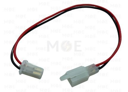 Power Wire Harness / Cable Harness 2Pin Plug Male-Female 28cm | فيشة شك انتاية و دكر مع قفل و شريط