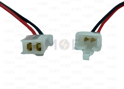 Power Wire Harness / Cable Harness 2Pin Plug Male-Female 28cm | فيشة شك انتاية و دكر مع قفل و شريط
