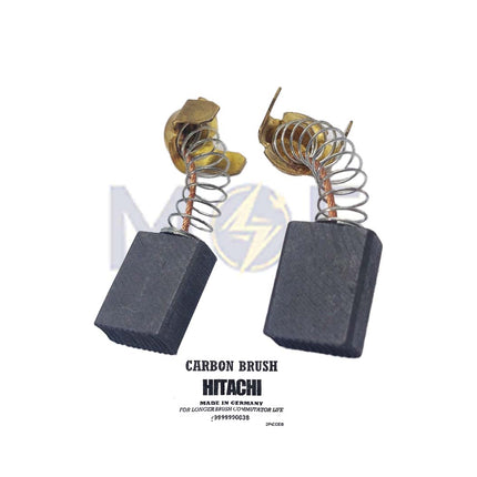 Hitachi Power Tools Carbon Brush Set 16.9x13x6.6mm | 999999038