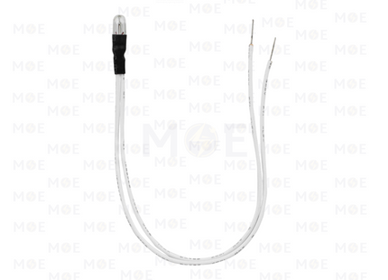Incandescent 4mm Grain of Wheat Panel Lamp with Wire 12V DC 15cm | لمبة عدسة عادية مع شريط
