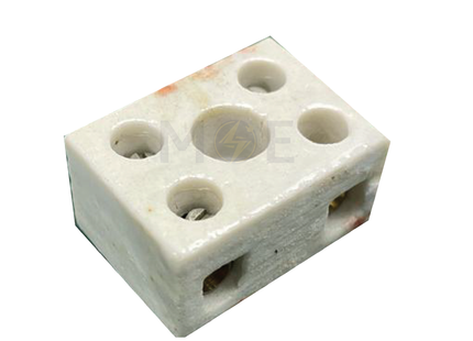 Terminal Block Porcelain Medium Gray 2P | TerminalBlock-2P-Medium | جنكسيون بورسلين وسط رمادي
