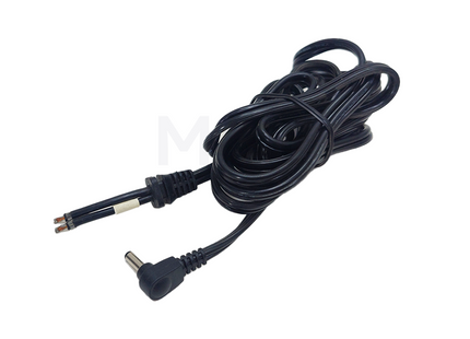 90 degree Right Angle DC Barrel Plug Cable Male to Bare Wire Open End 1.8m فيش دي سي بشريط