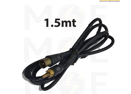 RCA Cable / Adapter | 1xRCA Male To 1xCoaxial Male Cable / Adapter 1.5mt | وصلة اوديو فيديو