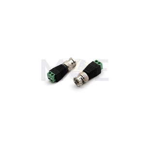 BNC Male 2-Pin Screw Terminal Breakout Adapter فيشة بي ن سي برغي دكر