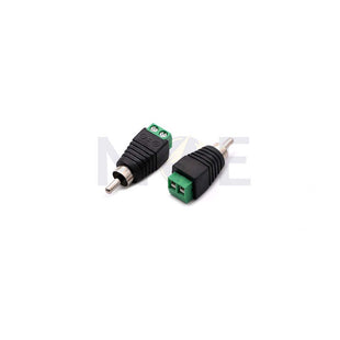 RCA Male 2-Pin Terminal Screw Connector Plug Junction