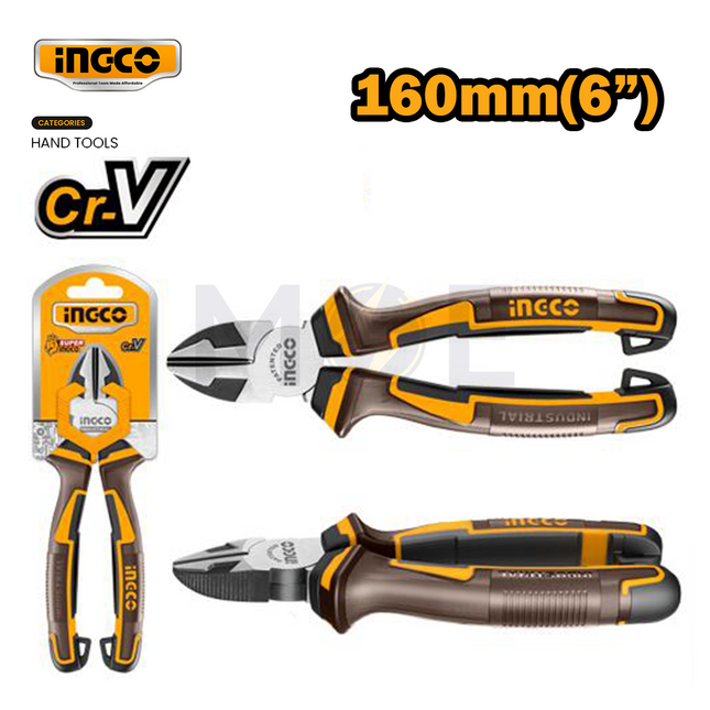 INGCO Diagonal Cutting Pliers 6inch 160mm | HDCP28168