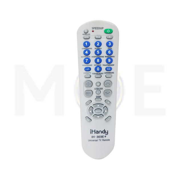 iHandy multifunction Universal TV Remote Control For all LCD/LED TV Brands | IH-303E+