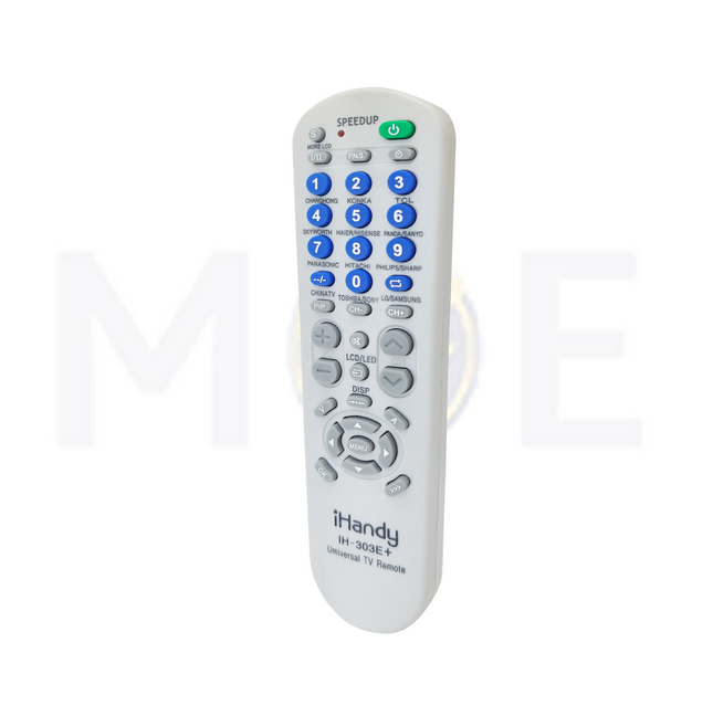 iHandy multifunction Universal TV Remote Control For all LCD/LED TV Brands | IH-303E+