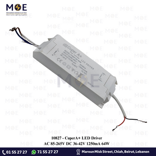 CuperA+ LED Driver AC 85-265V DC 36-42V 1250mA 64W | ترانس ليد