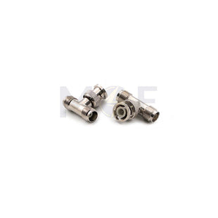 RF Coaxial T-Adapter BNC Male to 2x TNC Female | SS2-9033 تحويلة شكل تي
