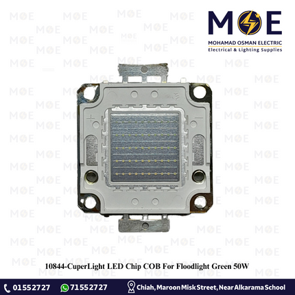 CuperLight LED Chip COB For Floodlight Green 50W