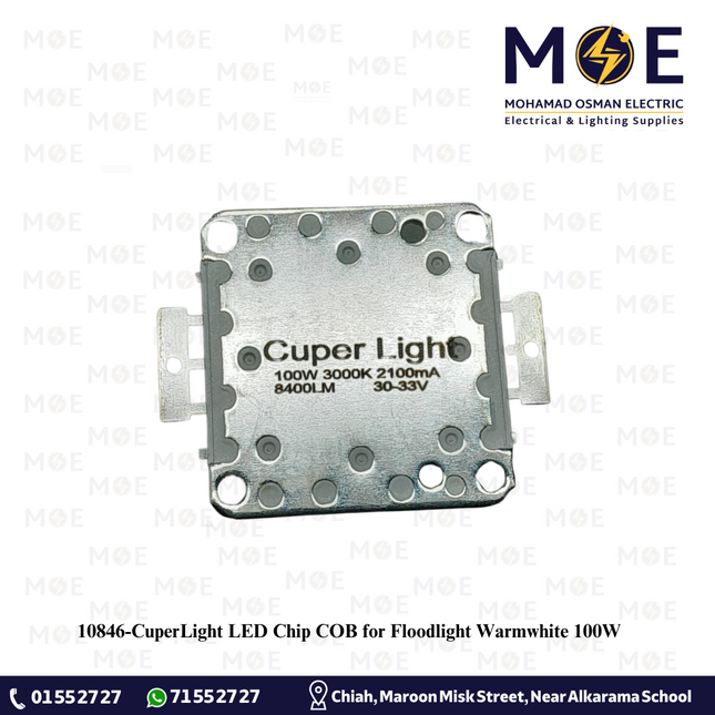 CuperLight LED Chip COB for Floodlight Warmwhite 100W