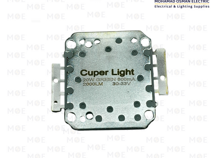 CuperLight LED Chip COB For Floodlight Green 30W | شيب ليد برجكتور اخضر
