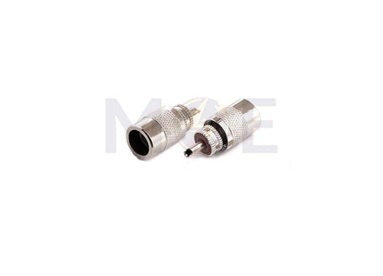 RF Coaxial Connector UHF (PL-259) Male Cable Mount for RG213 & RG8 فيشة دكر