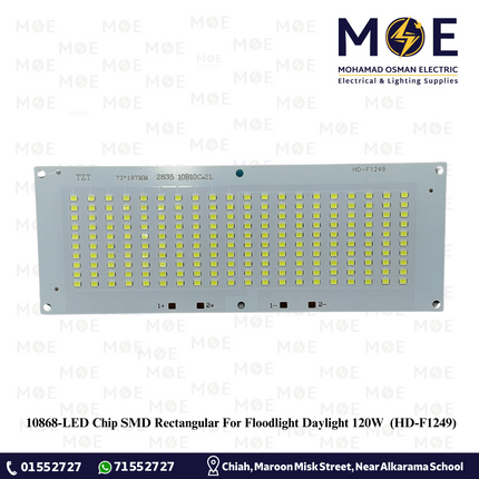 LED Chip SMD Rectangular For Floodlight Daylight 120W | HD-F1249