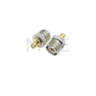 10869-RF Coaxial Adapter UHF (PL-259) Female to SMA Female تحويلة فيشة