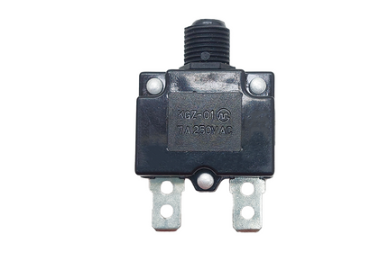 Thermal Overload Circuit Breaker Push Button Reset 6.3mm 250V AC 7A | KGZ-01 فيوز ترميك