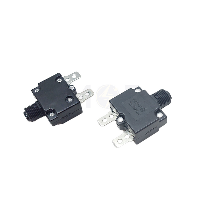 Thermal Overload Circuit Breaker Push Button Reset 6.3mm 250V AC 7A | KGZ-01 فيوز ترميك