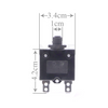 Thermal Overload Circuit Breaker Push Button Reset 6.3mm 125V/250V AC 30A | KGZ-07 فيوز ترميك