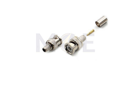 RF Coaxial Connector BNC Male Crimp for RG6 | K0108B فيش دكر كبس