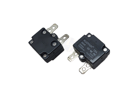 Kuoyuh Thermal Overload Circuit Breaker Automatic Reset 6.3mm 32V DC 125V/250V AC 15A | 88AR فيوز ترميك