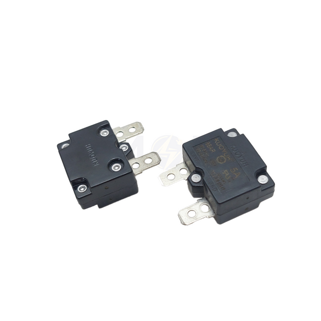 Kuoyuh Thermal Overload Circuit Breaker Automatic Reset 6.3mm 32V DC 125V/250V AC 5A | 88AR فيوز ترميك