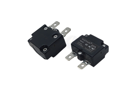 Kuoyuh Thermal Overload Circuit Breaker Automatic Reset 6.3mm 32V DC 125V/250V AC 20A | 88AR فيوز ترميك