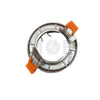 Onlex downlight / Spotlight Frame MR16 Recessed Fix Circular Silver 6cm