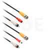 CCTV Camera Cable Extension 1x RCA M-M 1x BNC M-M 1x DC 5.5x2.5mm M-F 15mt كابل كاميرا جاهز