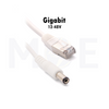 Gigabit POE Power Adapter Injector & Splitter DC Male 12-48V 10/100/1000M