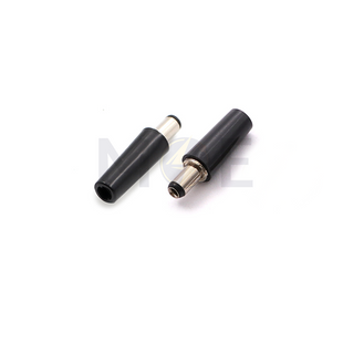 Male DC Barrel Plug Connector 5.5×2.1×9.5mm Bakelite فيش دي سي دكر تلحيم