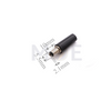 Male DC Barrel Plug Connector 5.5×2.1×9.5mm Bakelite فيش دي سي دكر تلحيم