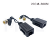 CCTV HD Passive Video Balun Connector transmitter  Receiver BNC & DC M-F To RJ45 To BNC Connector 8MP Cat5 بالون كاميرا 