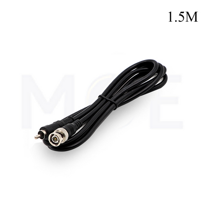 CCTV coaxial Camera Cable Extension 1xBNC Male To 1xRCA Male 1.5mt كابل كاميرا صورة