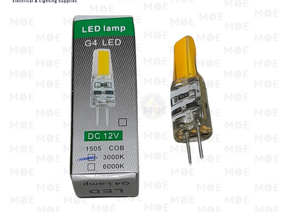 SEG LED Pin Lamp COB WarmWhite G4 2W DC 12V | 1505 | لمبة شك ليد ورم وايت