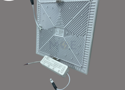 OB LED Downlight/ Panel Light White Ceiling Flush Mounted FrameLess Square Daylight 6400K 4500Lm 20.5cm 45W | 3601 | سبوت ليد مربع مخفي بدون كادر ابيض دايلايت