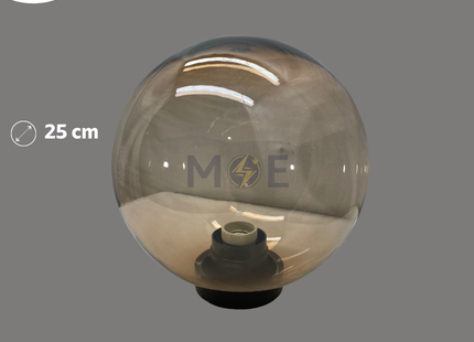 Cuperlight Post Top Sphere Light Amber E27 25cm | بول عسلي