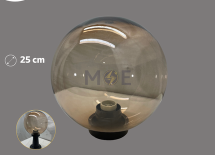 Cuperlight Post Top Sphere Light Amber E27 25cm | بول عسلي